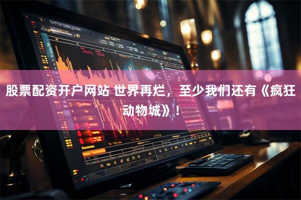 股票配资开户网站 世界再烂，至少我们还有《疯狂动物城》！